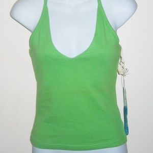 Energie Support Spandex Tank Medium Lime Green